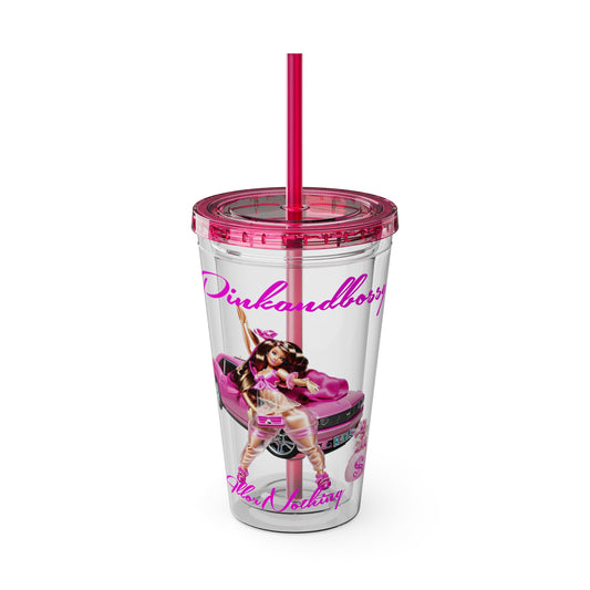 Sunsplash Tumbler with Straw, 16oz