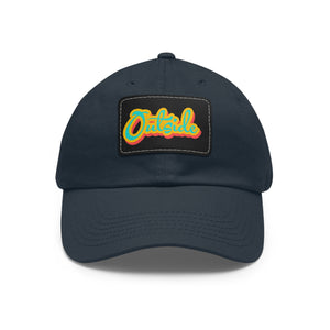 Dad Hat with Leather Patch (Rectangle)