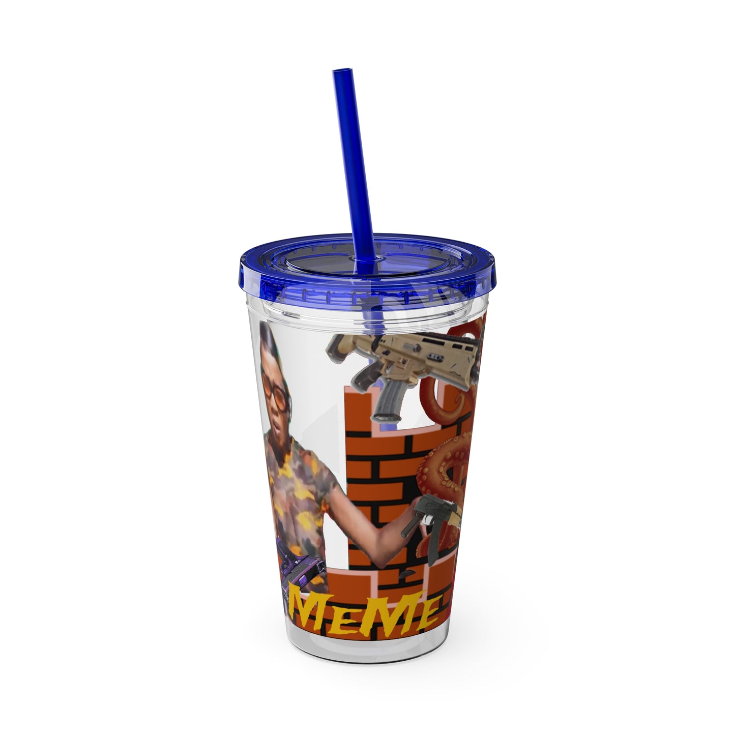 Sunsplash Tumbler with Straw, 16oz