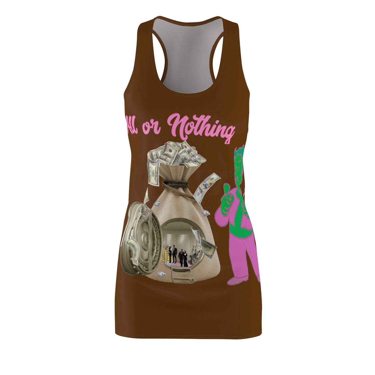 Women's Cut & Sew Racerback Dress (AOP)