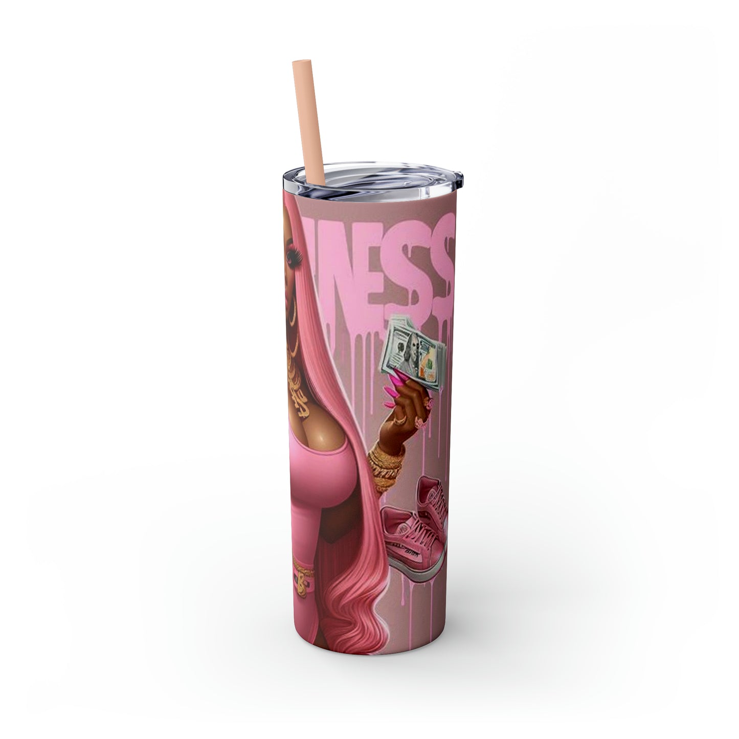 Skinny Tumbler with Straw, 20oz