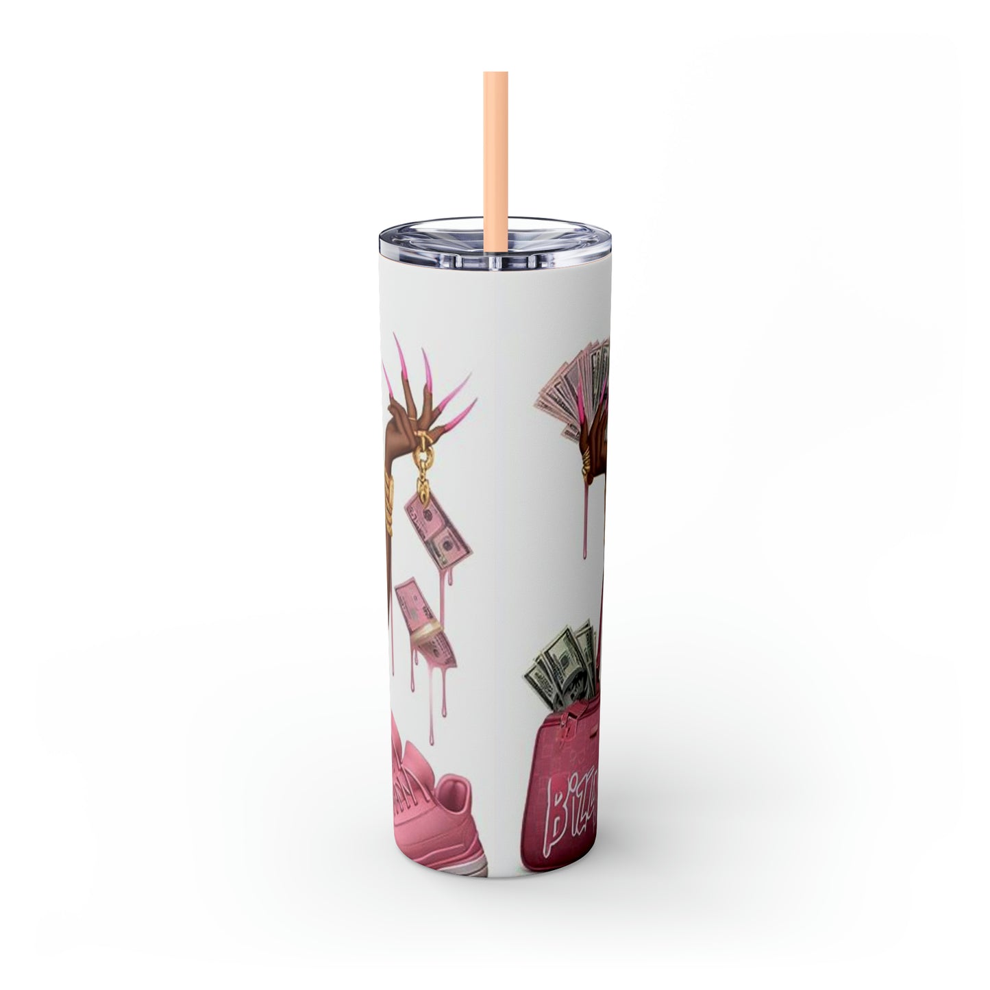 Skinny Tumbler with Straw, 20oz