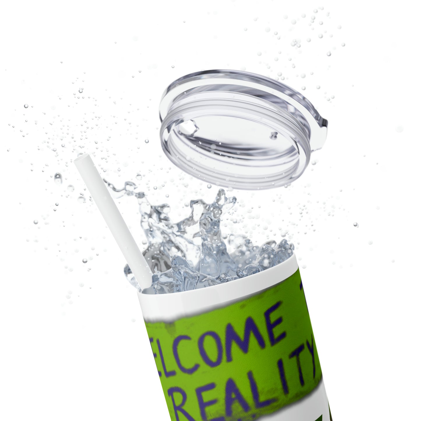 Skinny Tumbler with Straw, 20oz