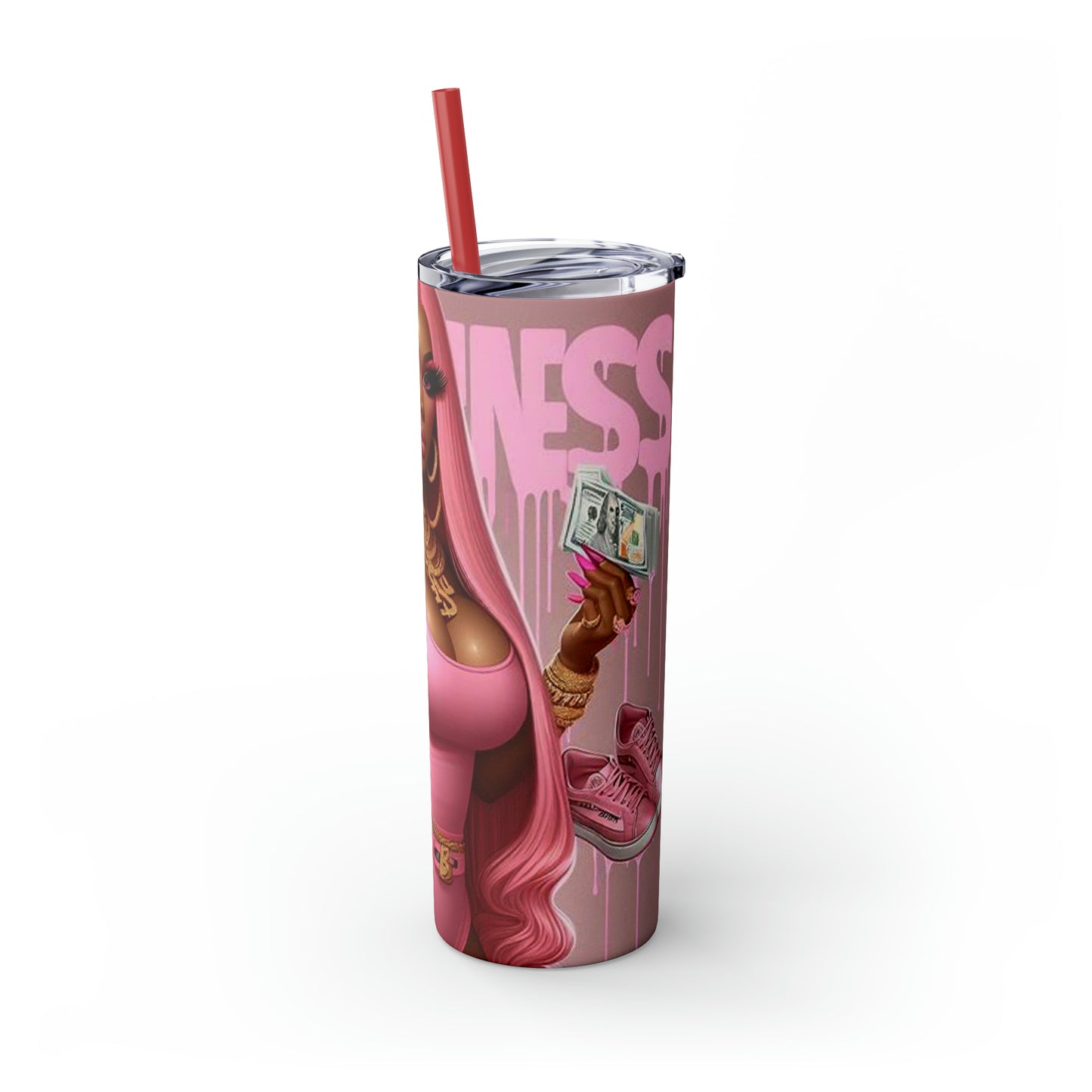 Skinny Tumbler with Straw, 20oz