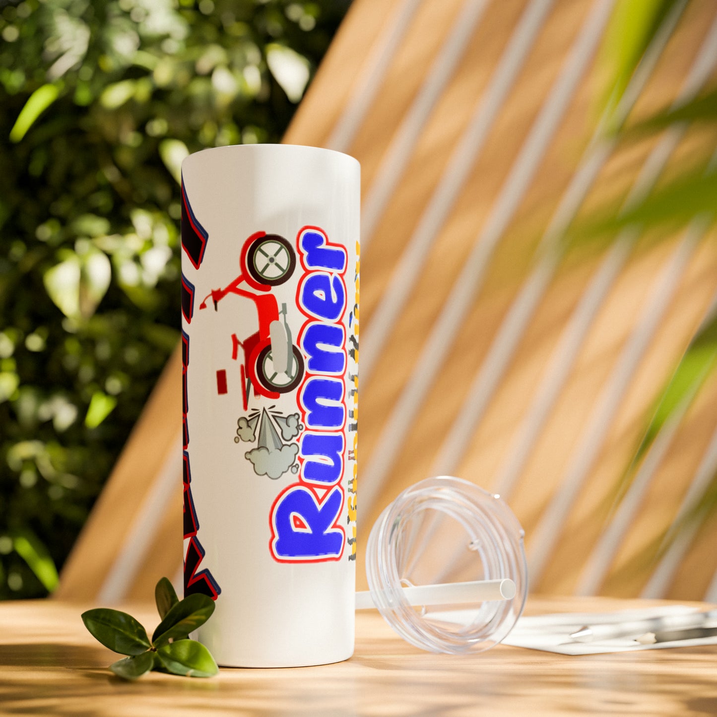 Skinny Tumbler with Straw, 20oz