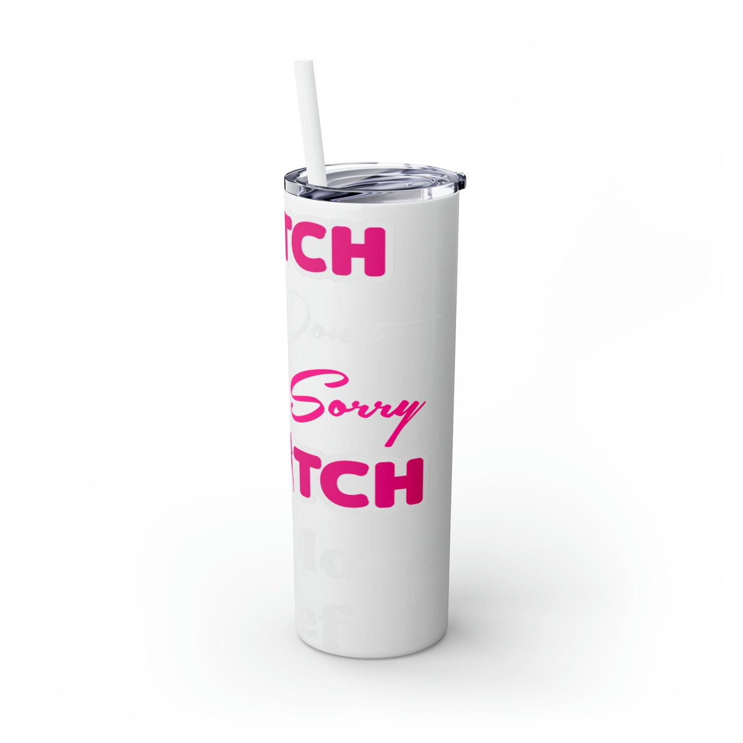 Skinny Tumbler with Straw, 20oz