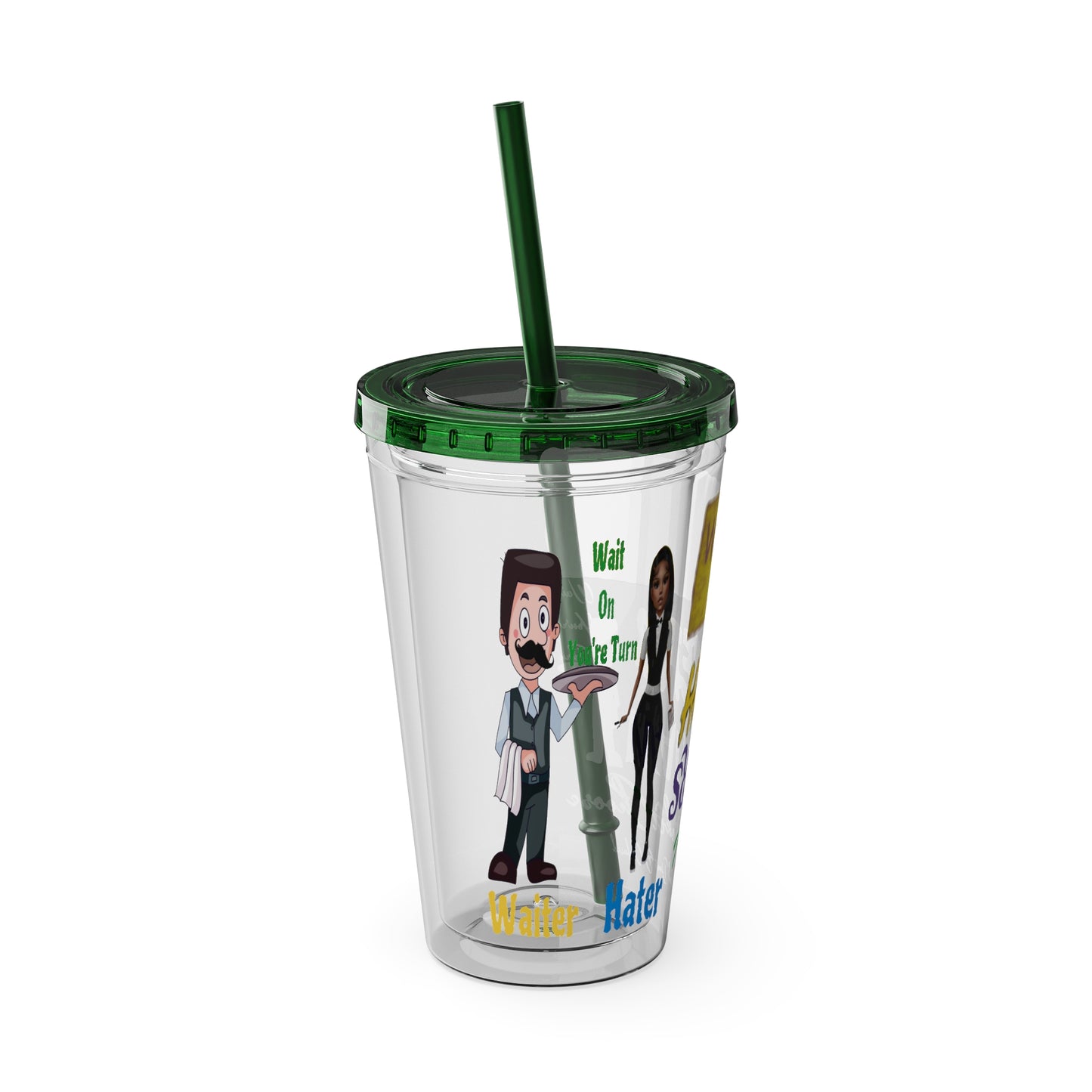 Sunsplash Tumbler with Straw, 16oz