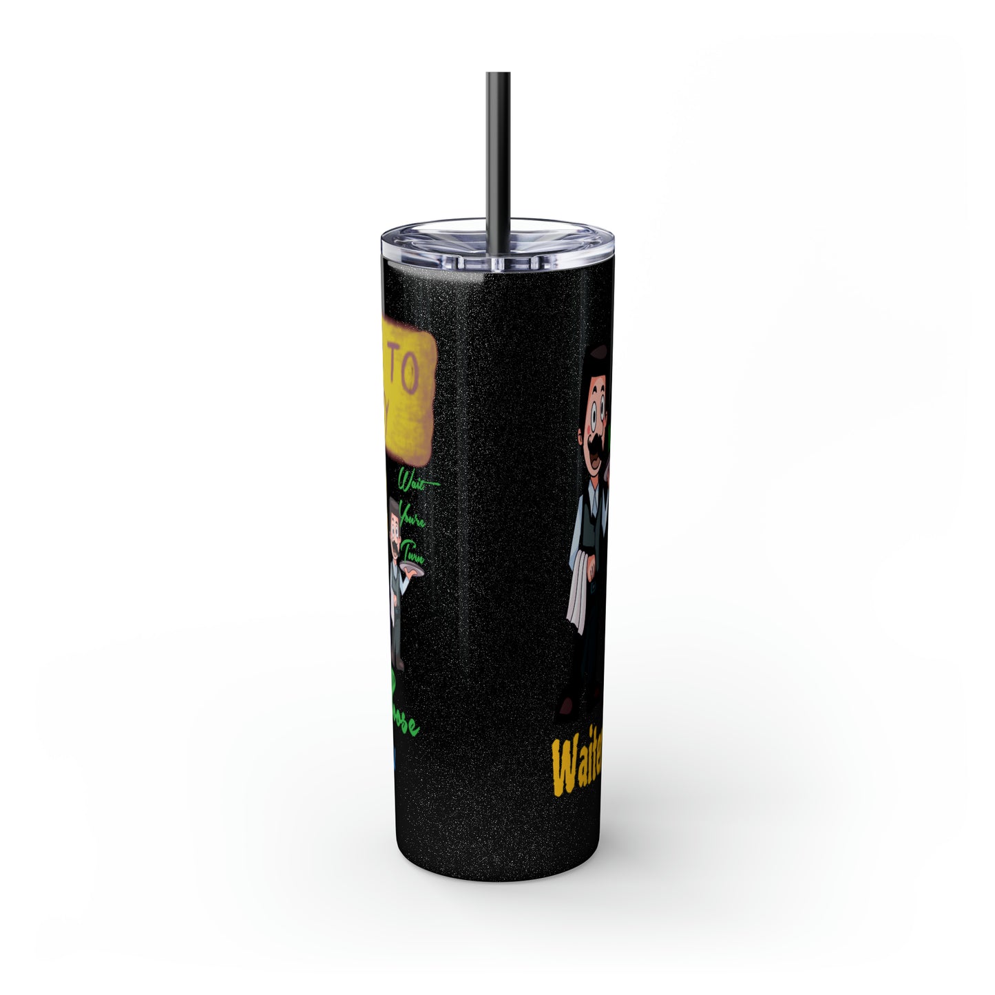 Skinny Tumbler with Straw, 20oz
