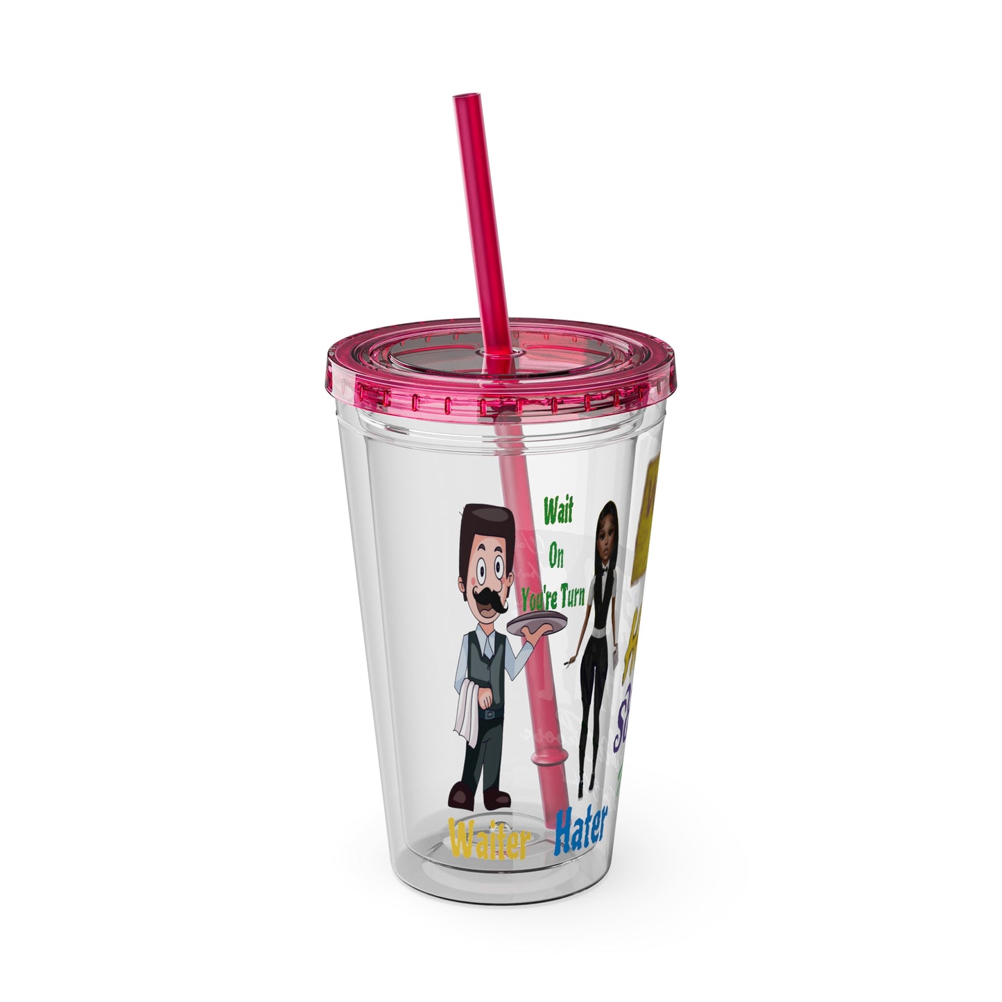 Sunsplash Tumbler with Straw, 16oz