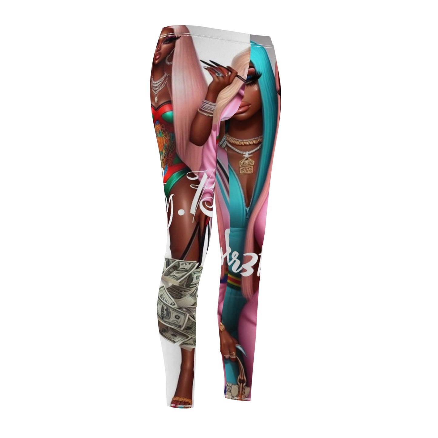 Women's Cut & Sew Casual Leggings (AOP)