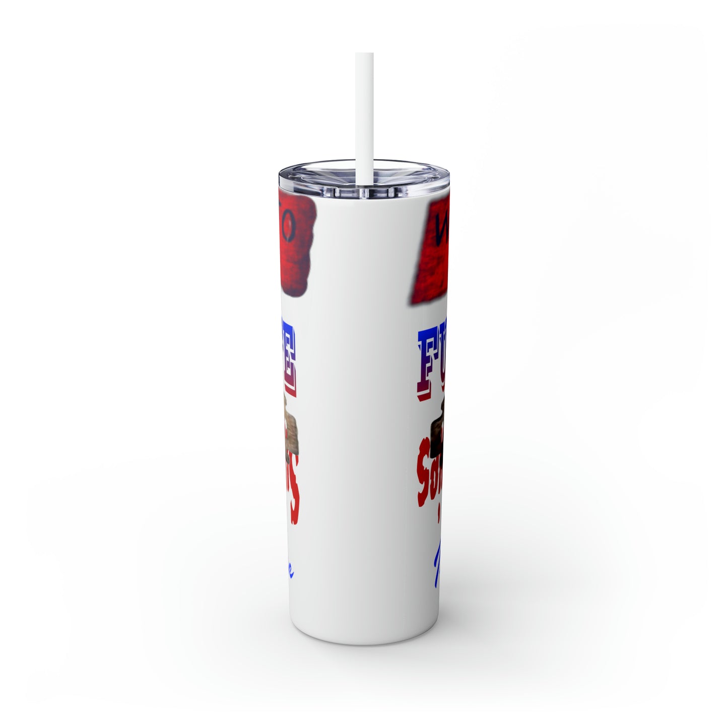 Skinny Tumbler with Straw, 20oz
