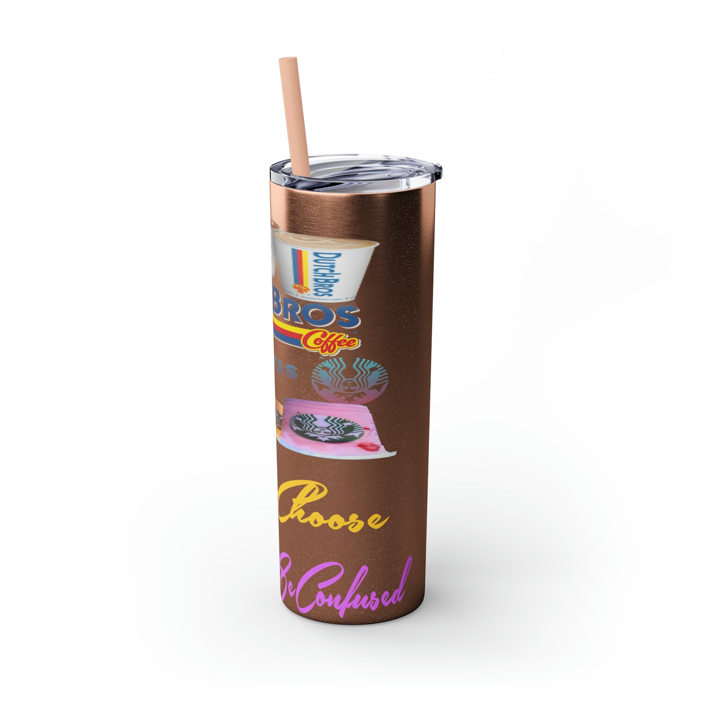 Skinny Tumbler with Straw, 20oz
