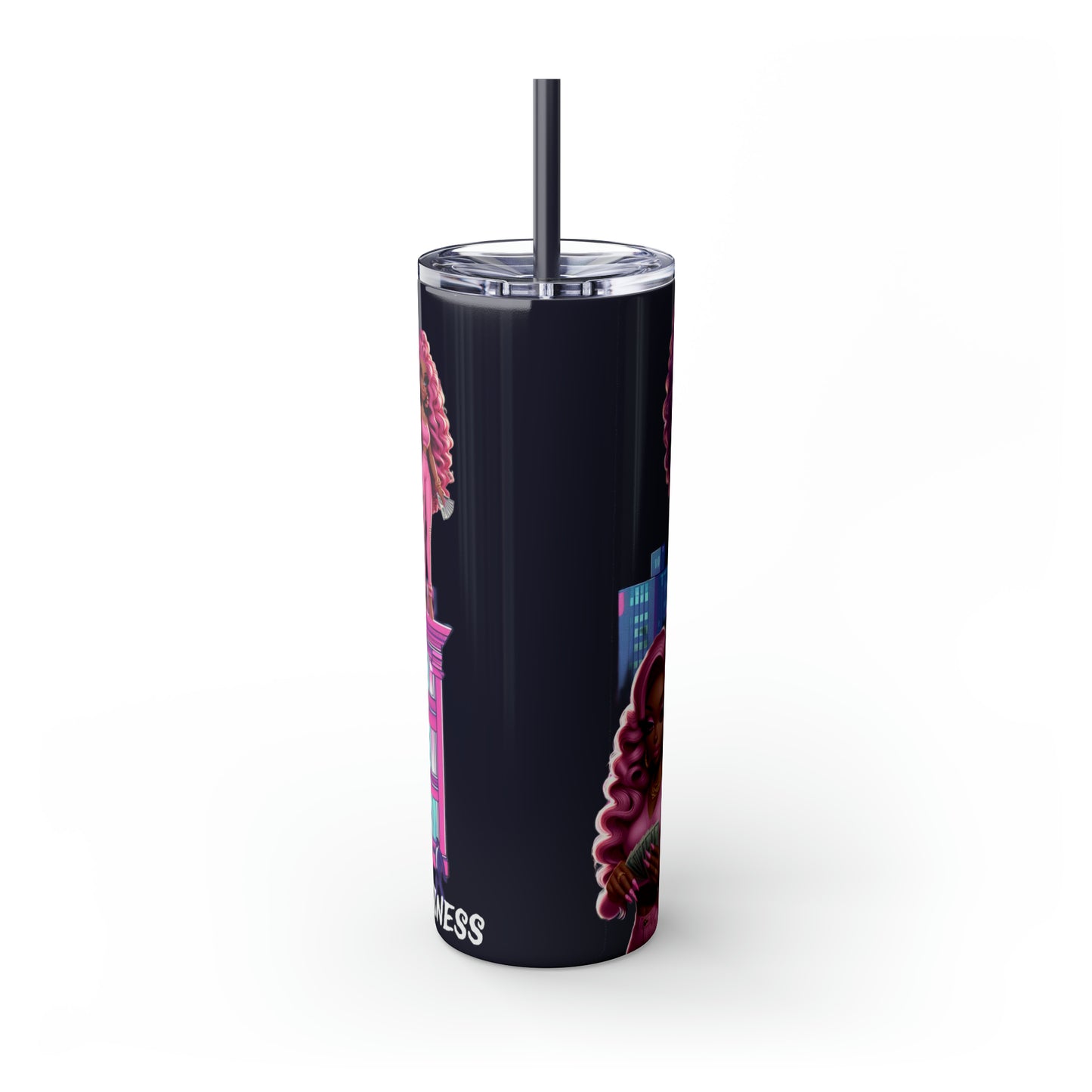Skinny Tumbler with Straw, 20oz