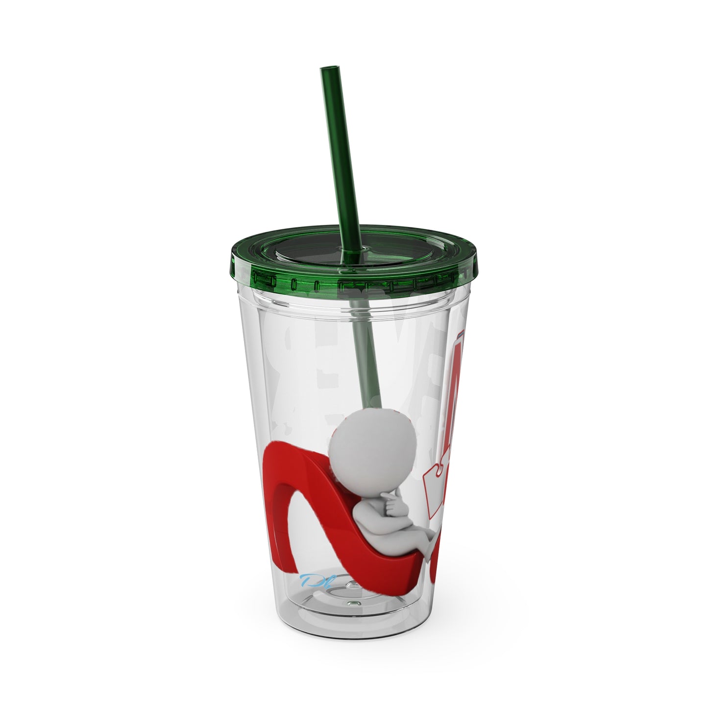 Sunsplash Tumbler with Straw, 16oz