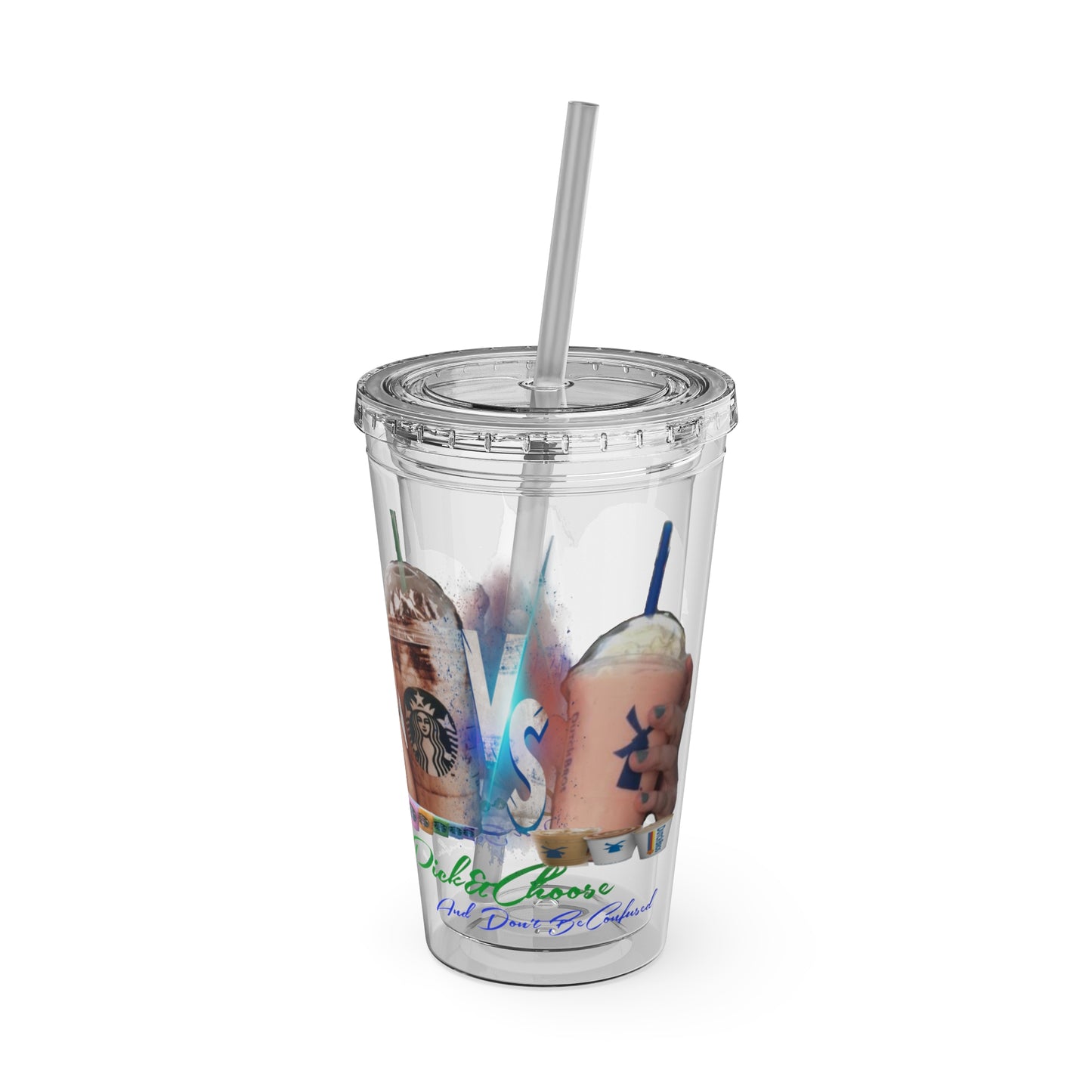 Sunsplash Tumbler with Straw, 16oz