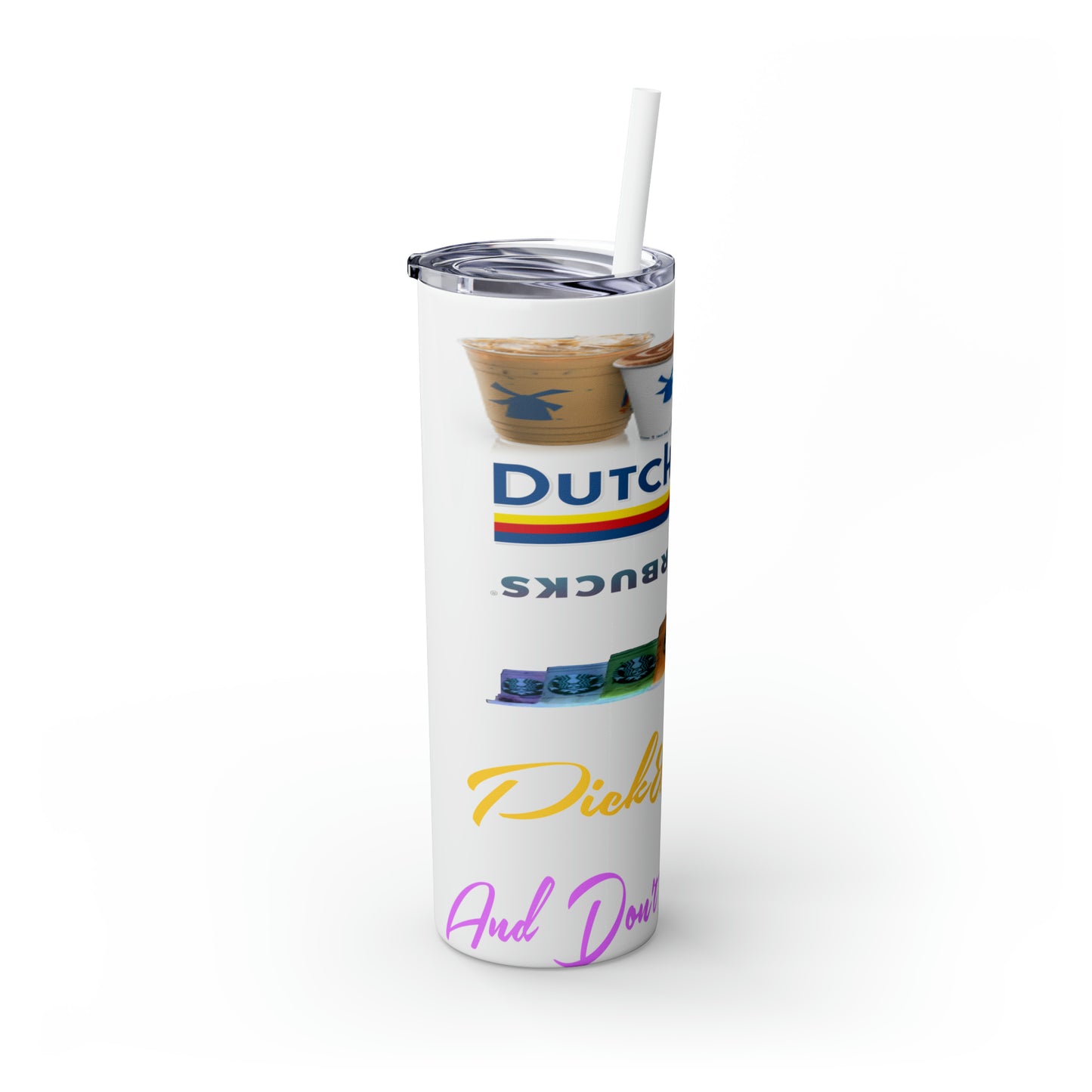 Skinny Tumbler with Straw, 20oz