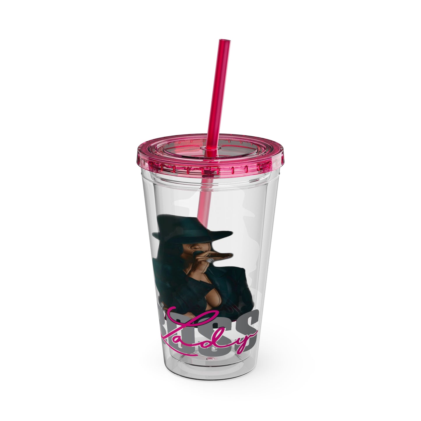Sunsplash Tumbler with Straw, 16oz