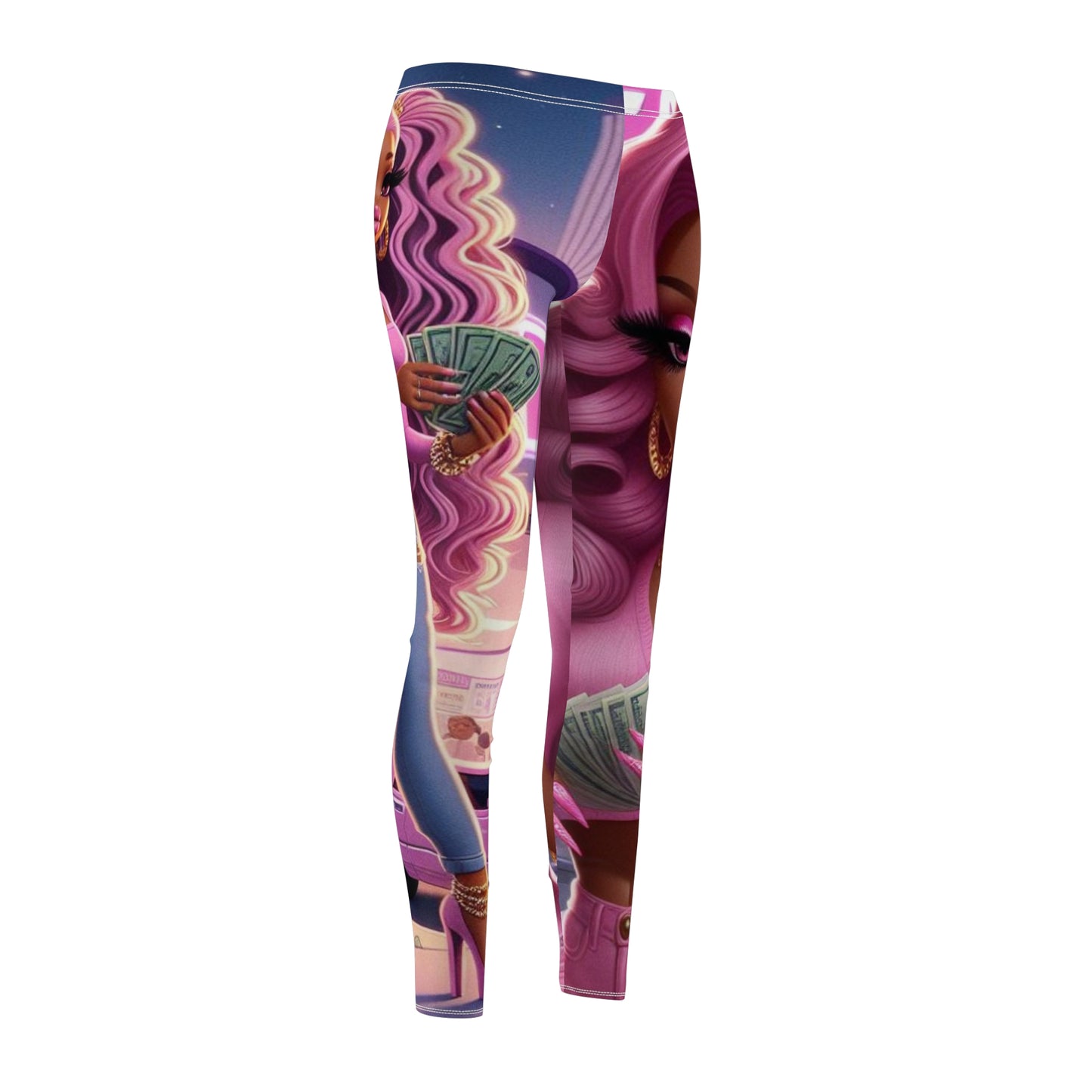 Women's Cut & Sew Casual Leggings (AOP)