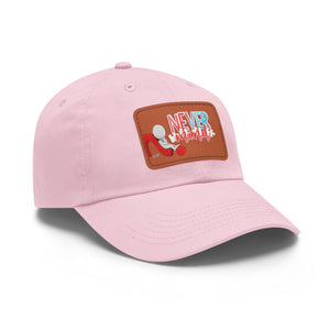 Dad Hat with Leather Patch (Rectangle)