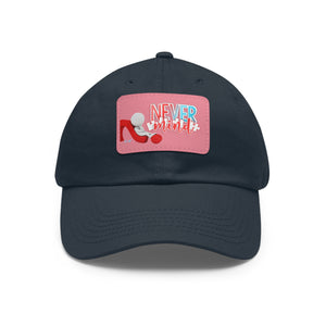 Dad Hat with Leather Patch (Rectangle)