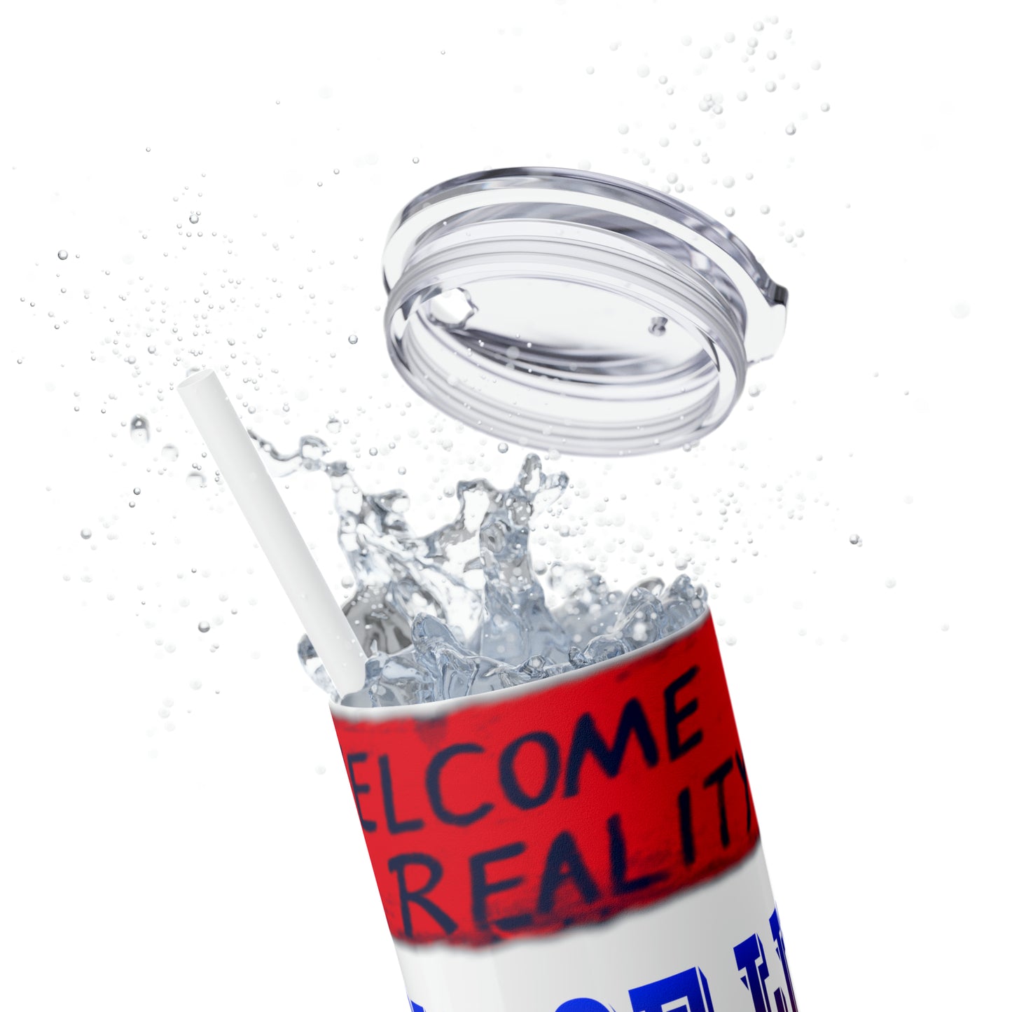 Skinny Tumbler with Straw, 20oz