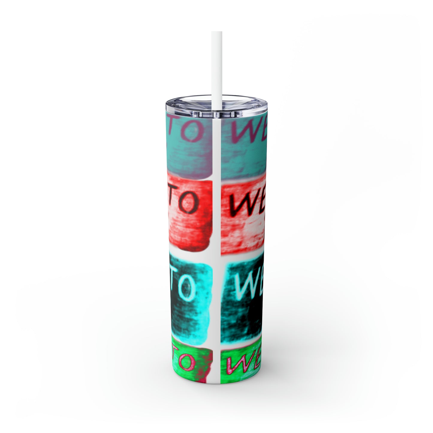 Skinny Tumbler with Straw, 20oz