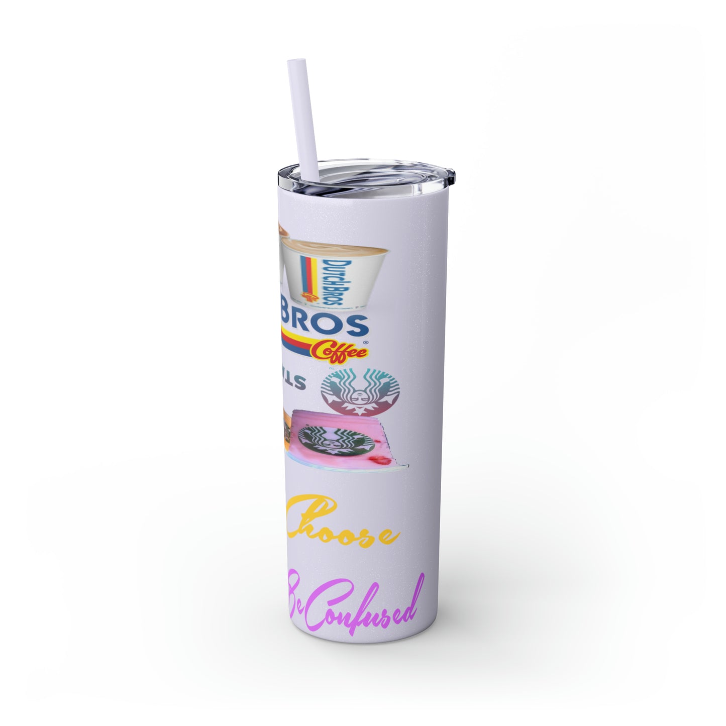 Skinny Tumbler with Straw, 20oz