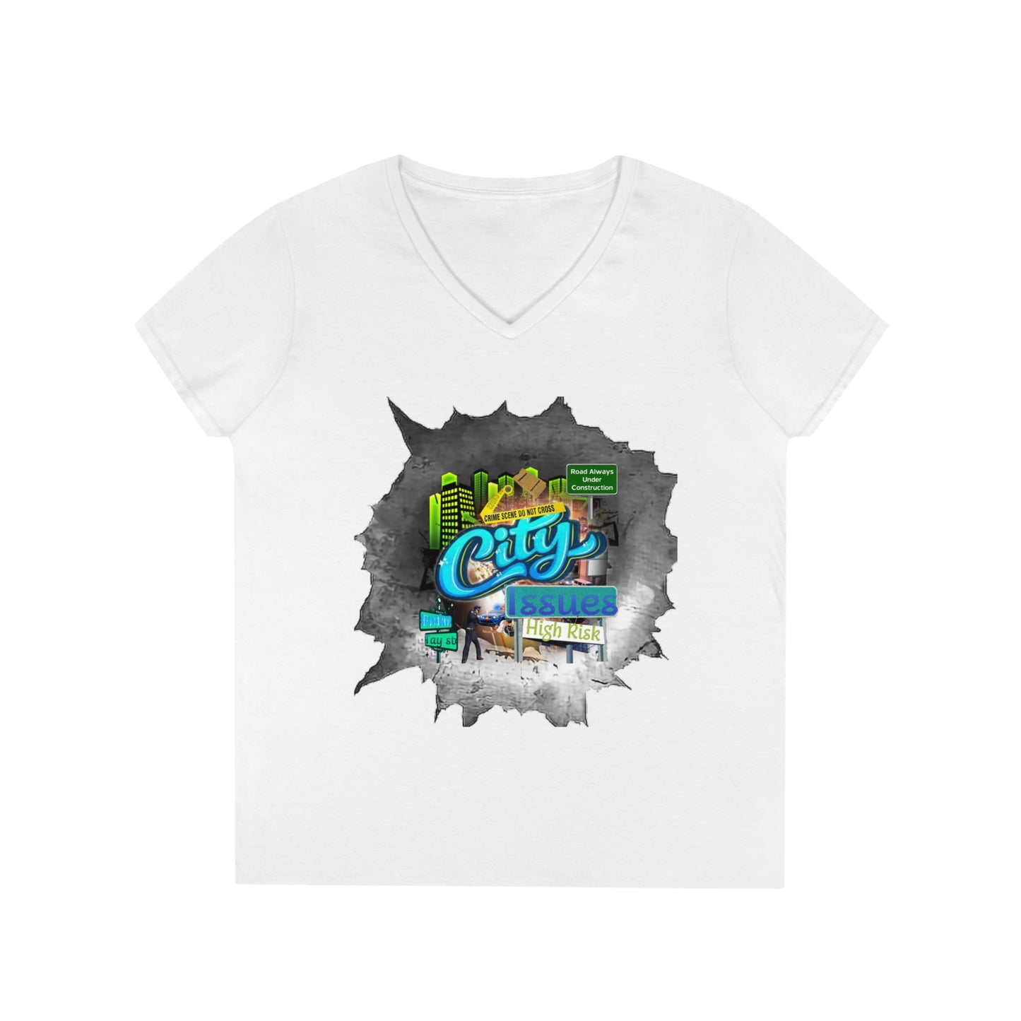 Ladies' V-Neck T-Shirt