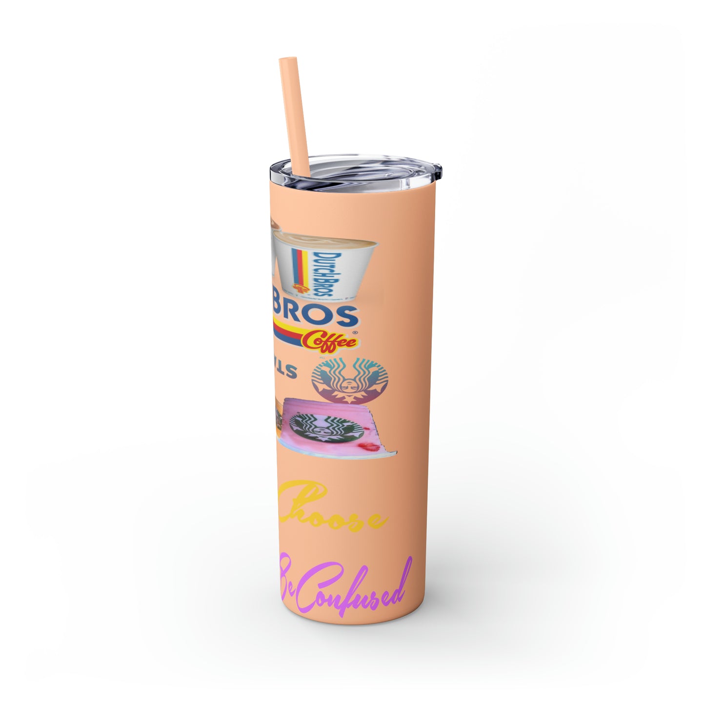 Skinny Tumbler with Straw, 20oz