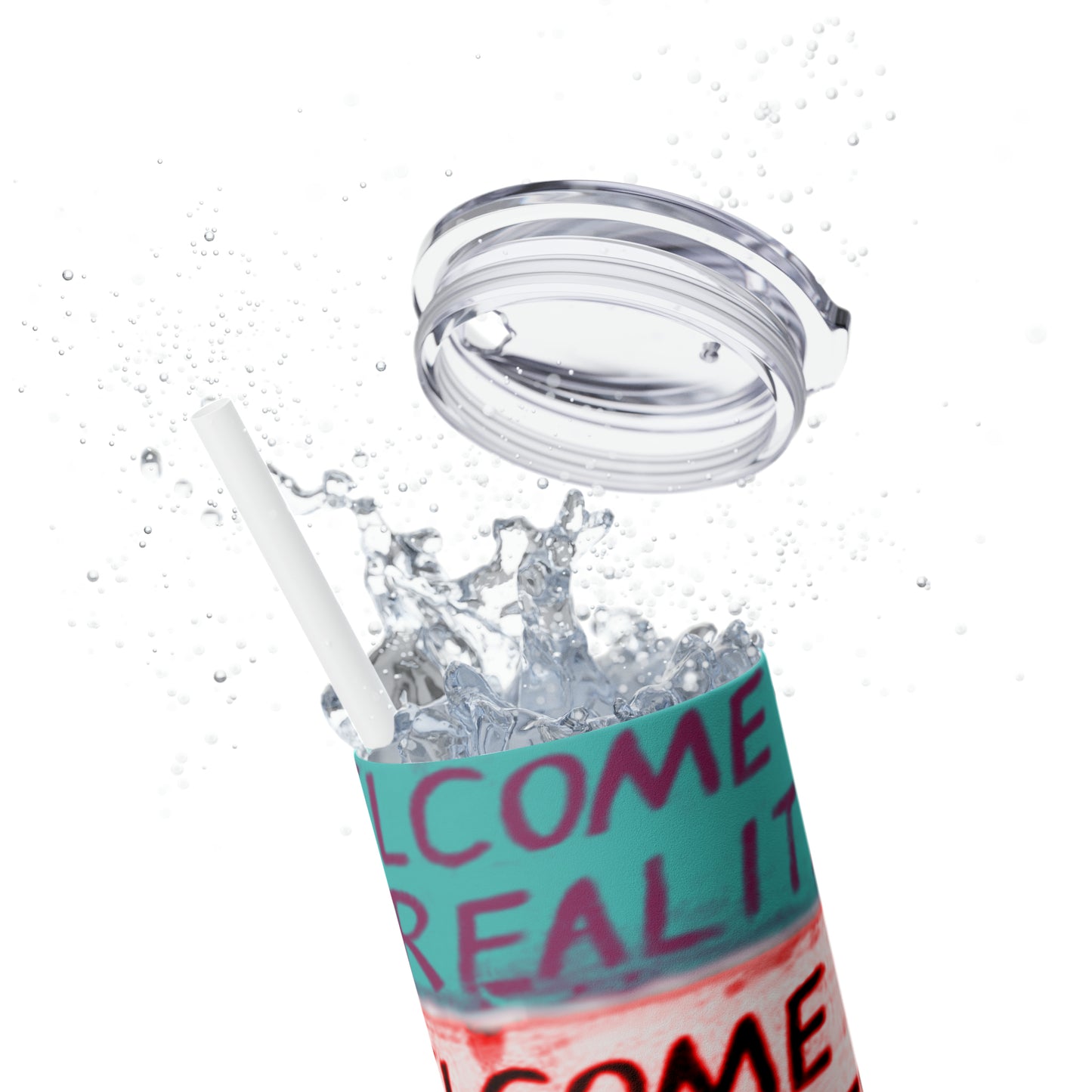 Skinny Tumbler with Straw, 20oz