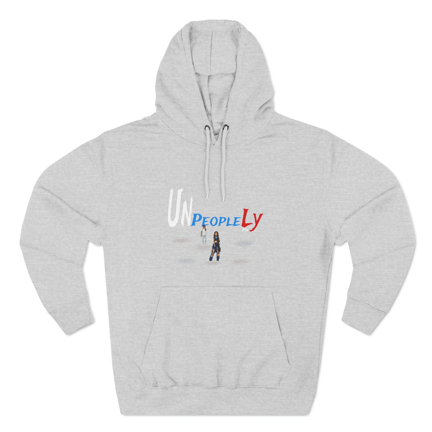 Three-Panel Fleece Hoodie