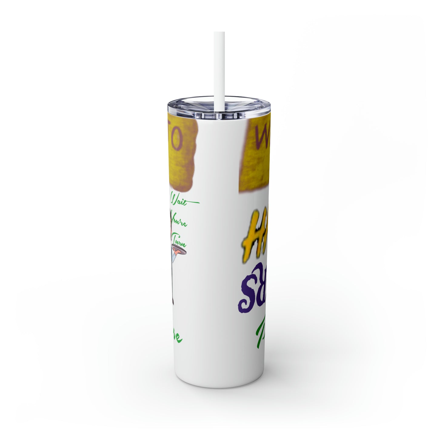 Skinny Tumbler with Straw, 20oz