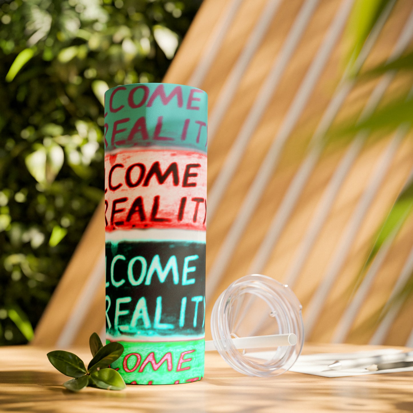 Skinny Tumbler with Straw, 20oz