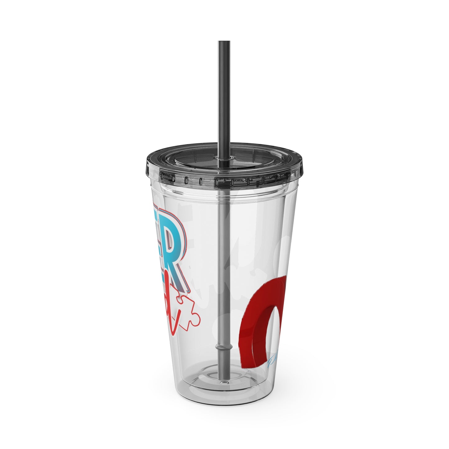 Sunsplash Tumbler with Straw, 16oz
