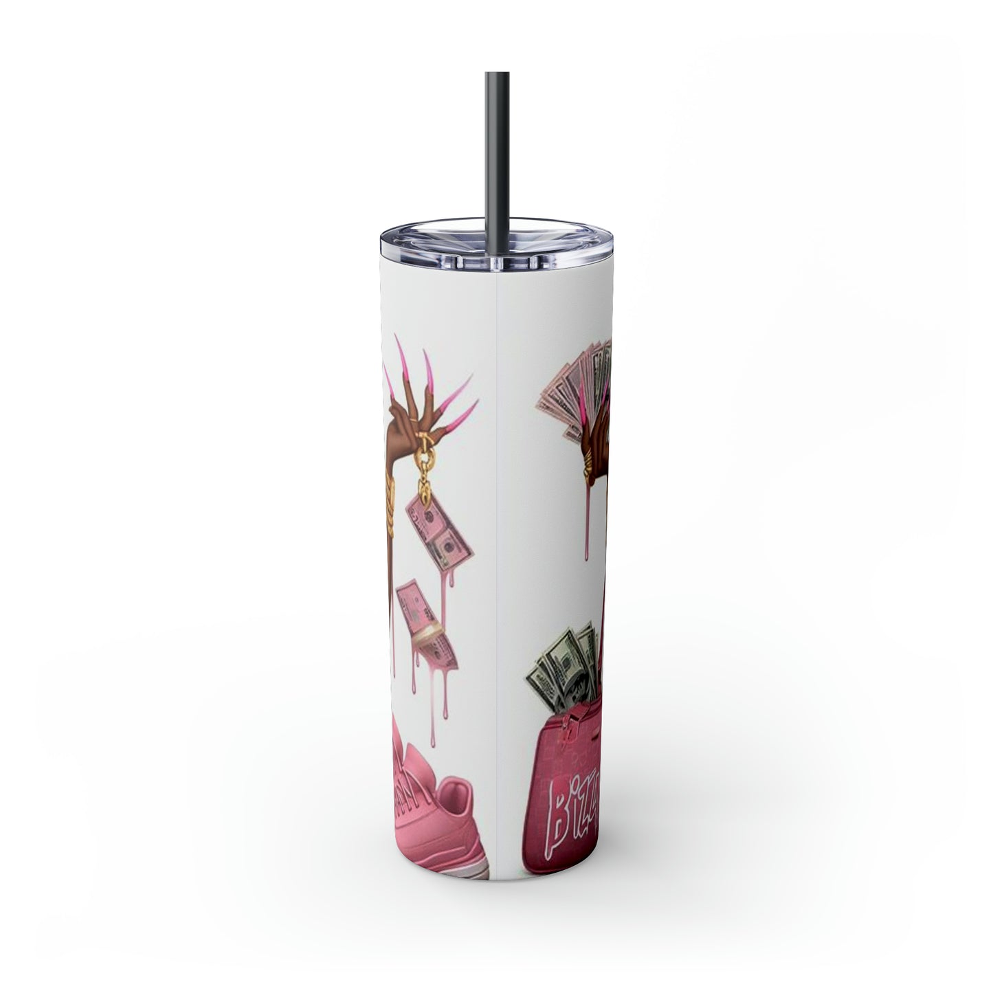 Skinny Tumbler with Straw, 20oz
