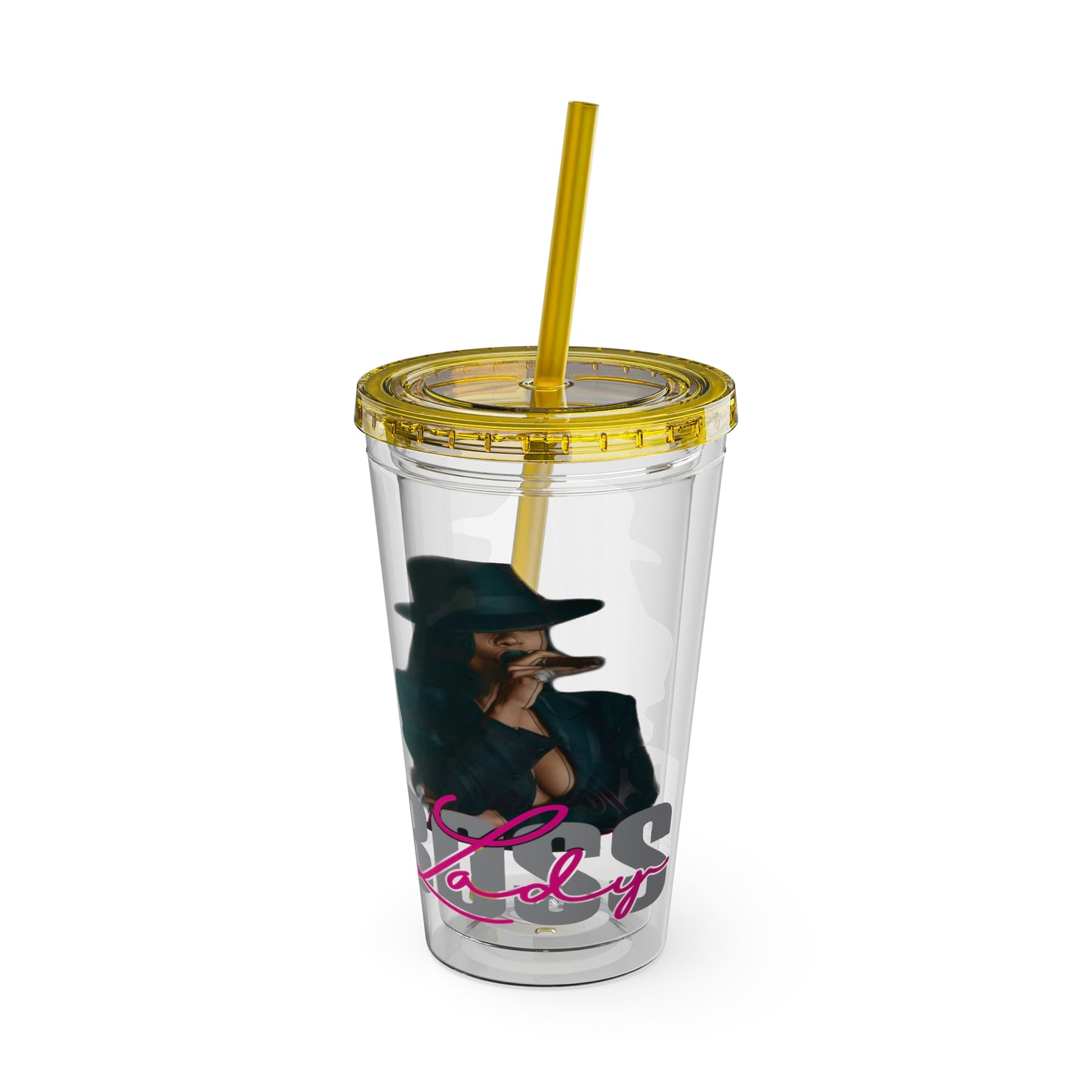 Sunsplash Tumbler with Straw, 16oz
