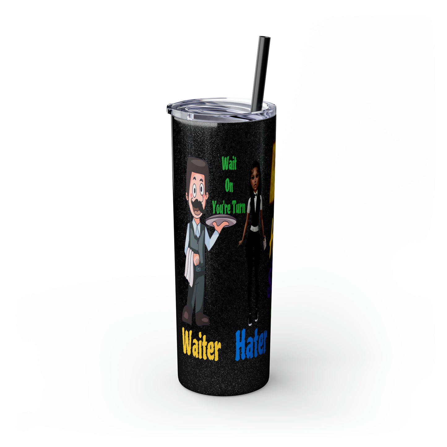 Skinny Tumbler with Straw, 20oz