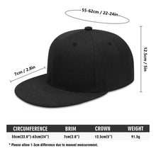 Load image into Gallery viewer, Four Sides Embroidered Adjustable Flat Bill Caps