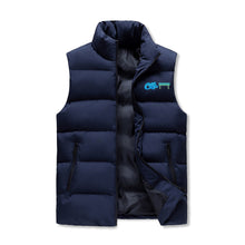 Load image into Gallery viewer, Mens Lightweight Stand Collar Zip Up Puffer Vest