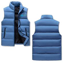 Load image into Gallery viewer, Mens Lightweight Stand Collar Zip Up Puffer Vest