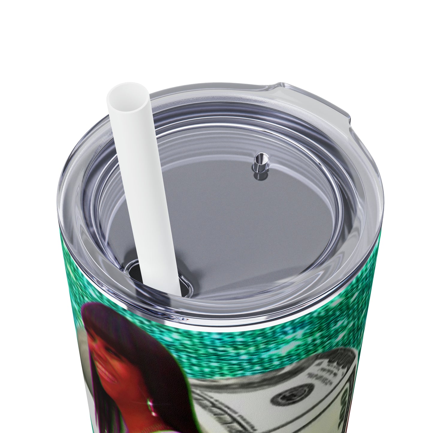 Skinny Tumbler with Straw, 20oz