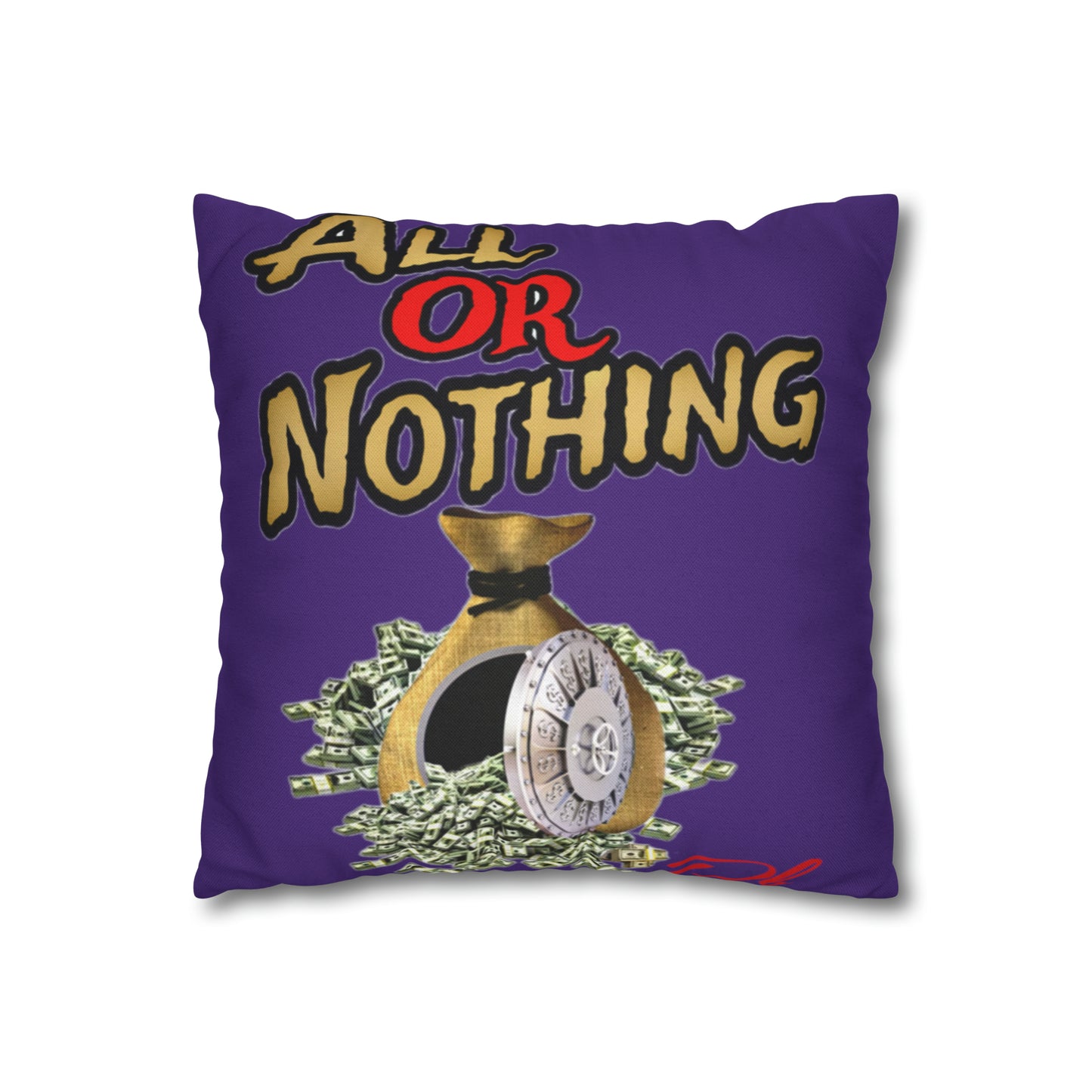 Spun Polyester Square Pillow Case