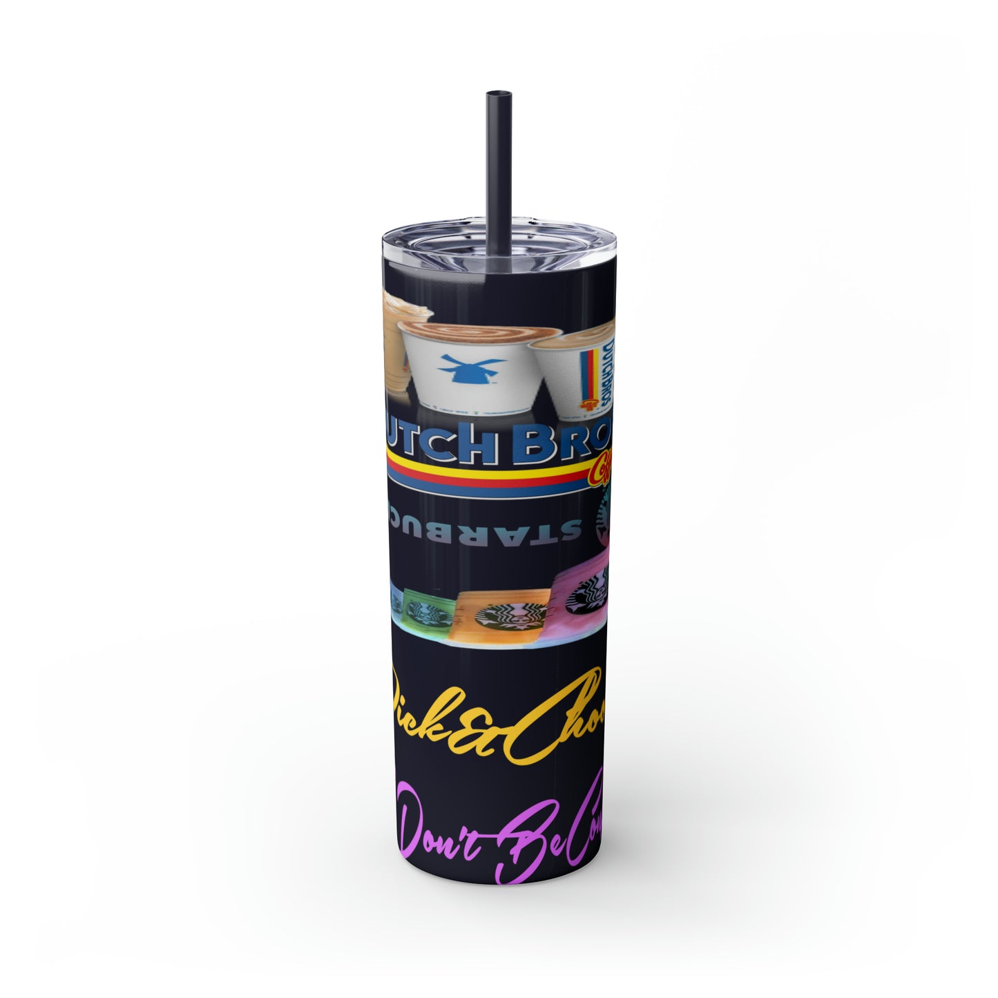 Skinny Tumbler with Straw, 20oz