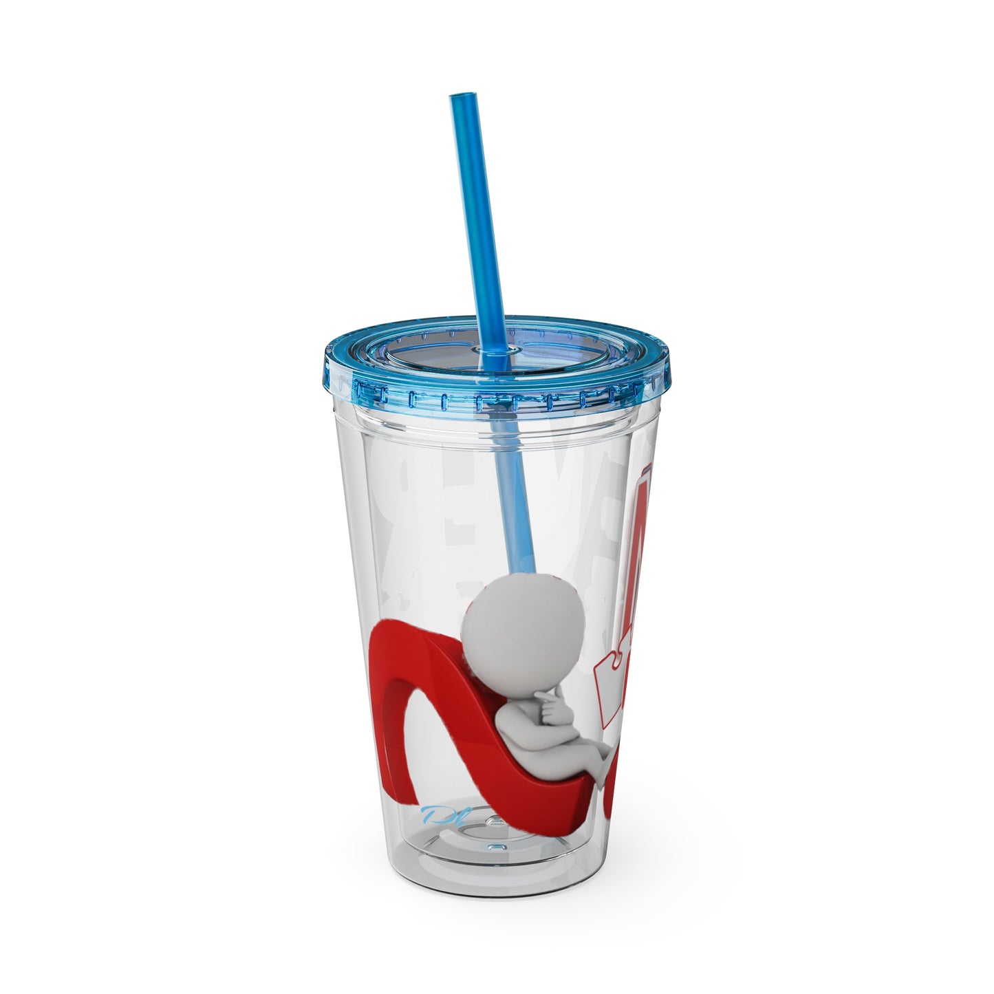 Sunsplash Tumbler with Straw, 16oz