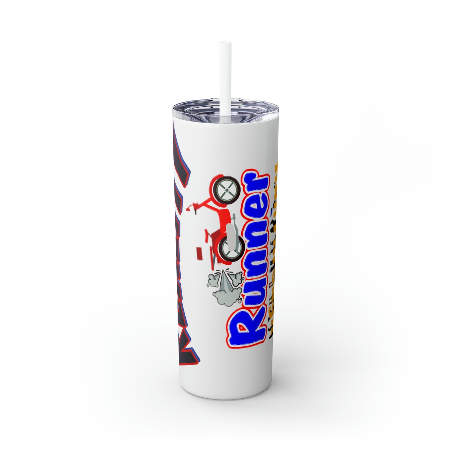 Skinny Tumbler with Straw, 20oz