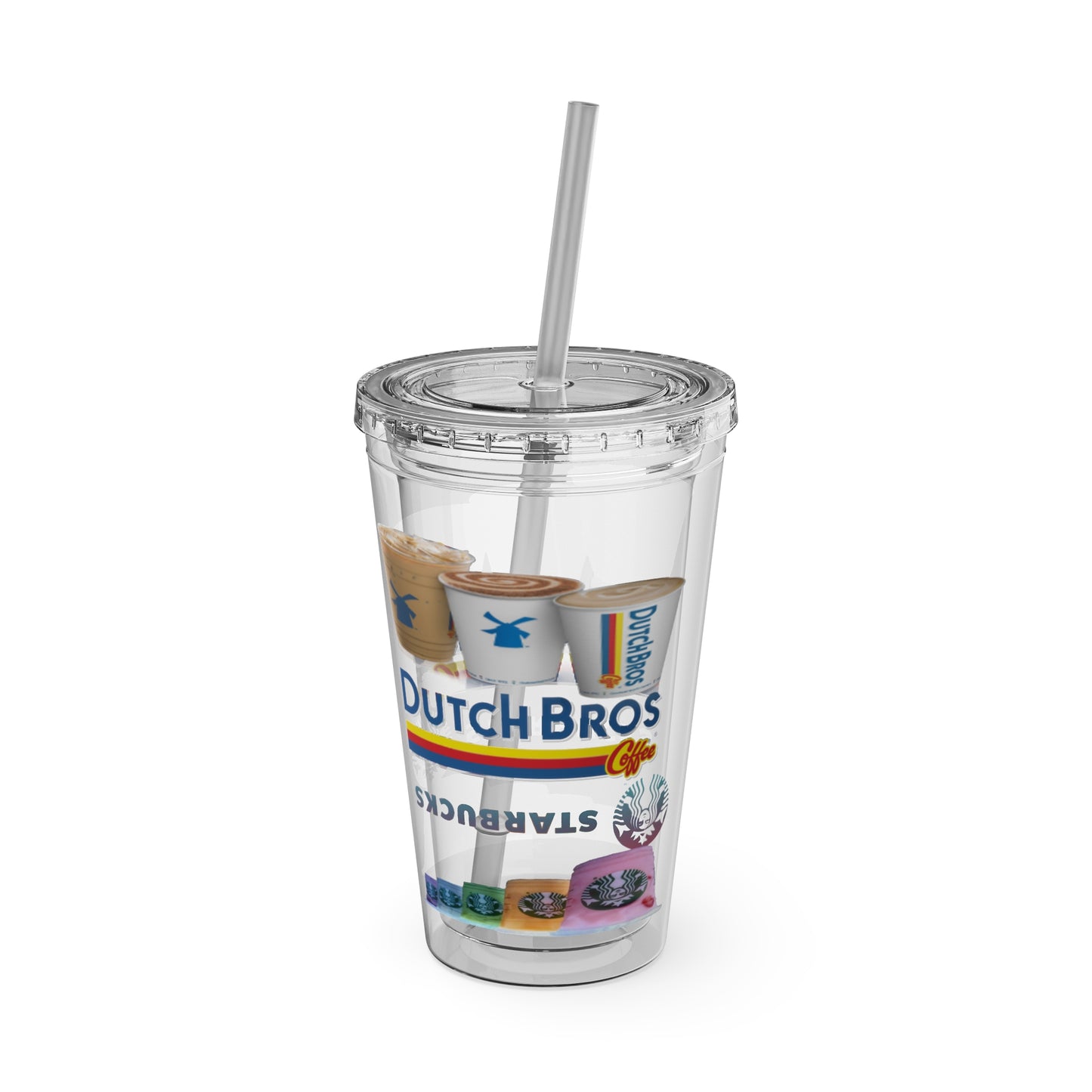 Sunsplash Tumbler with Straw, 16oz
