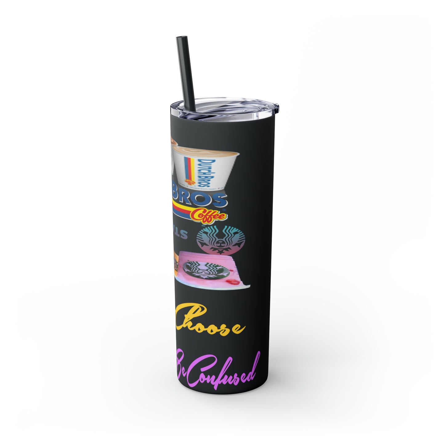 Skinny Tumbler with Straw, 20oz
