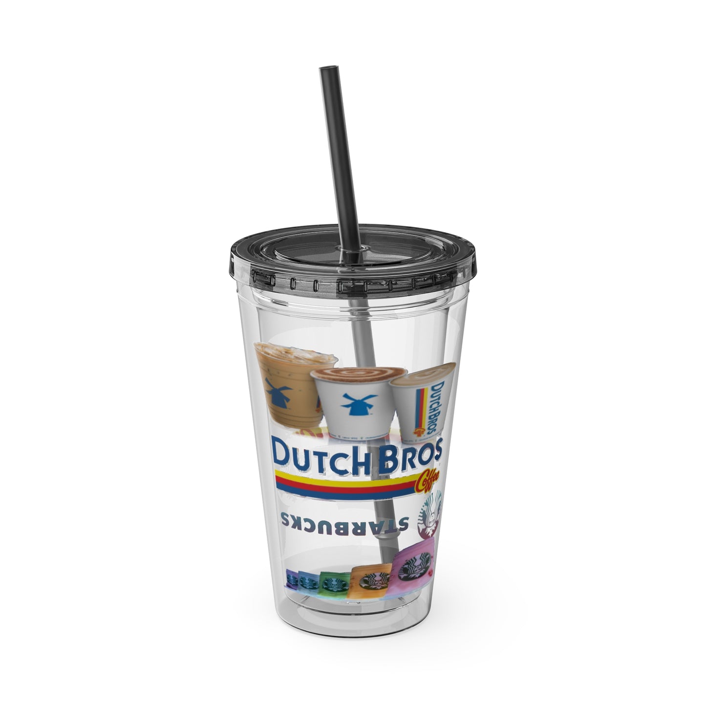 Sunsplash Tumbler with Straw, 16oz