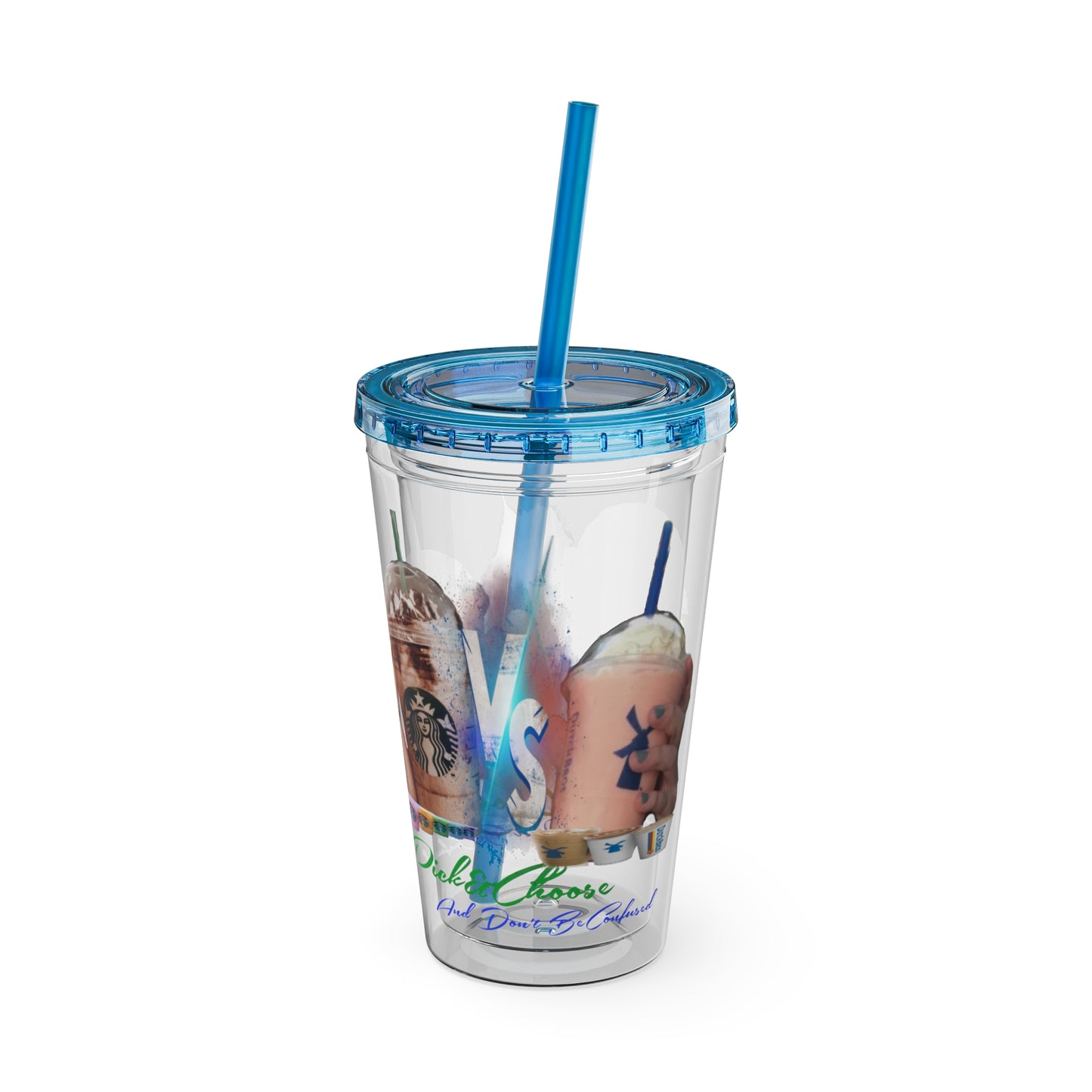 Sunsplash Tumbler with Straw, 16oz