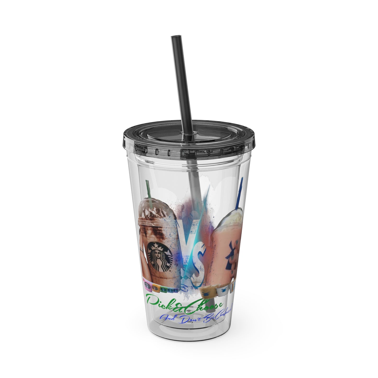 Sunsplash Tumbler with Straw, 16oz